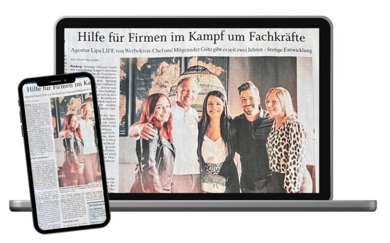 Lipa LIFE in den Medien: Werbekreis-Chef Christian Götz und sein Team helfen Firmen im Kampf um Fachkräfte